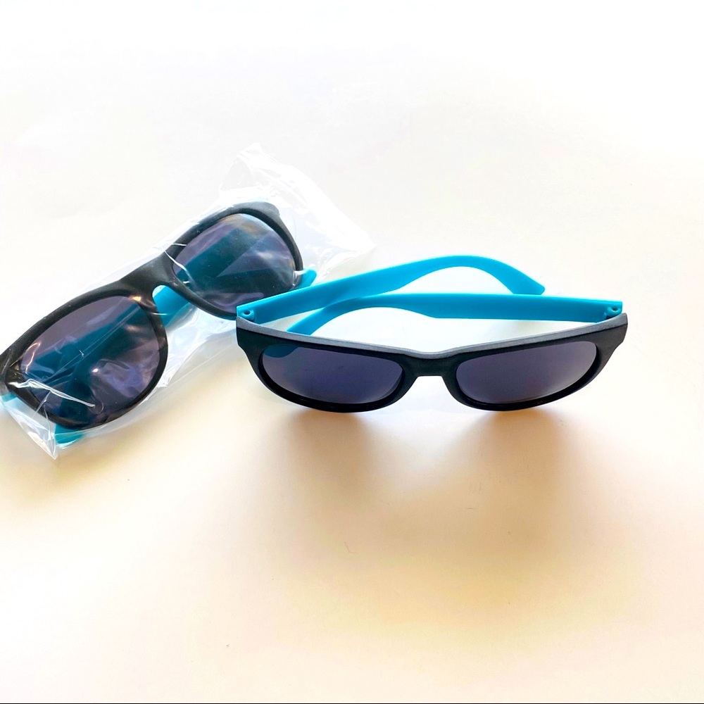 2/$30 👓80s RETRO SUNGLASSES UNISEX - AQUA BLUE